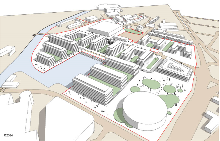 Artistic impressions show what the Waterfront area could look like