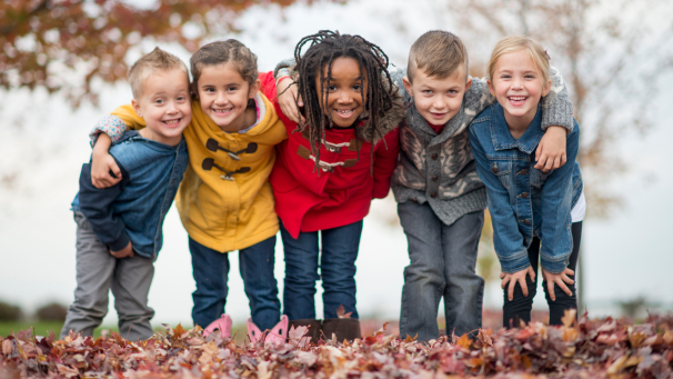 Image showing children playing outdoors