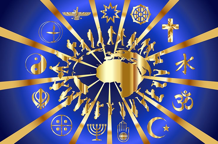 Religious symbols of the world
