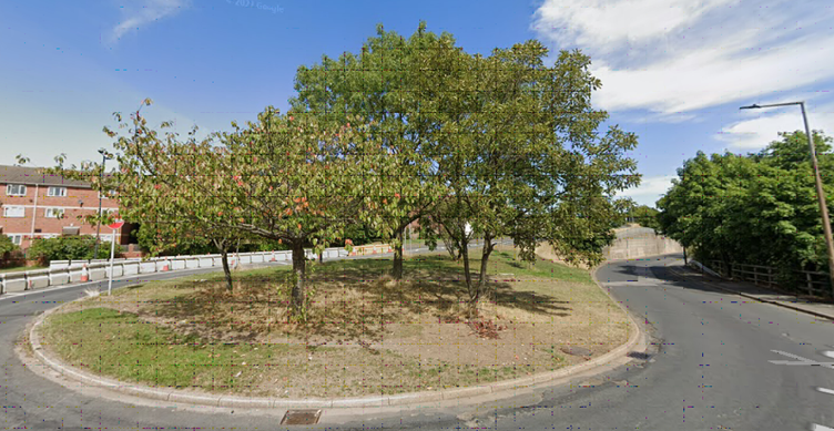 An image of a Doncaster roundabout.